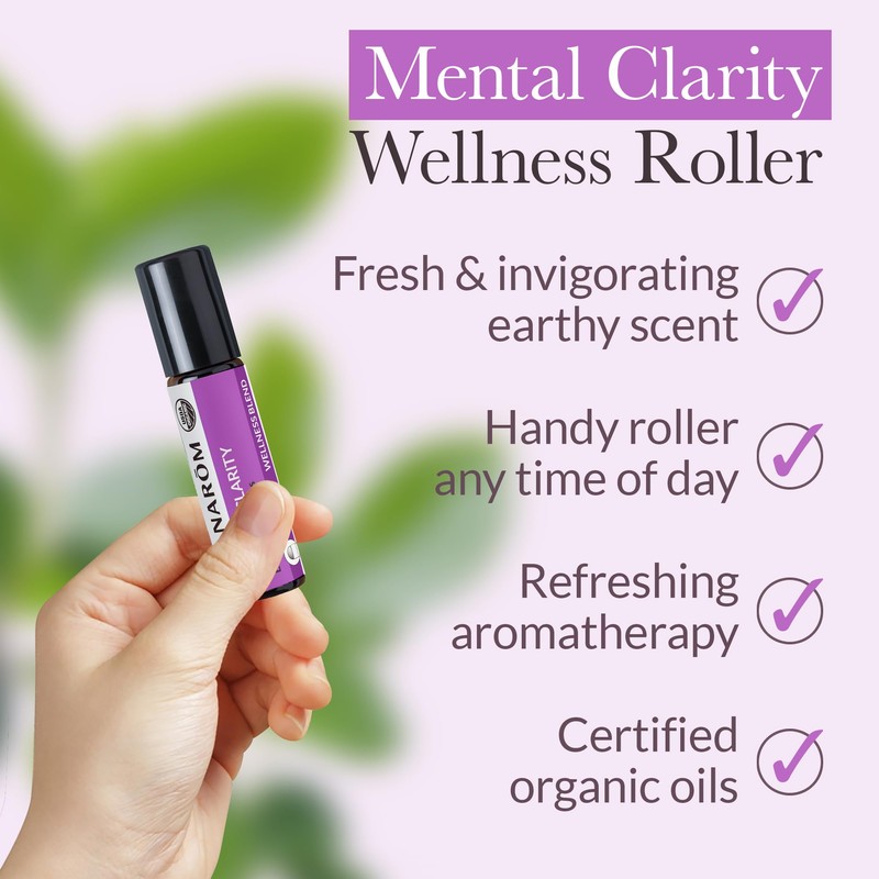 Pranarom - Mental Clarity Roller Wellness Blend - 8ml