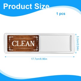 GNHG 1 Stück Geschirrspüler Aufkleber Magnetisch Clean Dirty Dishwasher Sign Küchengadgets Rostschreck für Spülmaschine Verwendet für Reinigung und Schmutz Erinnerungszeichen