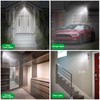 Quiltered Motion Sensor Outdoor Lights, Battery Operated Outdoor Light, 600LM