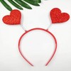 Soochat Heart Headband Red Heart Headband Love-shaped Head Boppers for