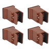 4pcs Adjustable Furniture Risers with Screw Clamp Rubber Bed Couch