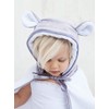 Little Giraffe Velvet Deluxe Towel with Ears (Lavender)