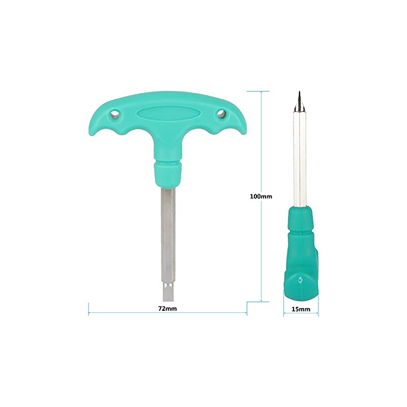 CAMVATE Straight Screwdriver Assembly Tool Silver Stainless Steel Made with