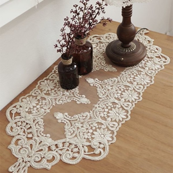 [Custom-made] [And Cotton] Daisy gold yarn lace mat / [주문제작]