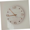ABOOFAN 1Set DIY Wall Clock Numerals Kit Natural Wood Texture