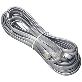 Monoprice 100943RJ12 6P6C Reverse Landline Telephone Cable, 25-Feet for Voice