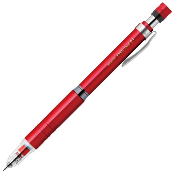 ZEBRA Mechanical Pencil DelGuard Type Line size: 0.01 inches (0.3 mm).