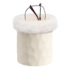 FINTIE Plush Lined Eyeglasses Holder for Nightstand, Silicone Glasses Stand