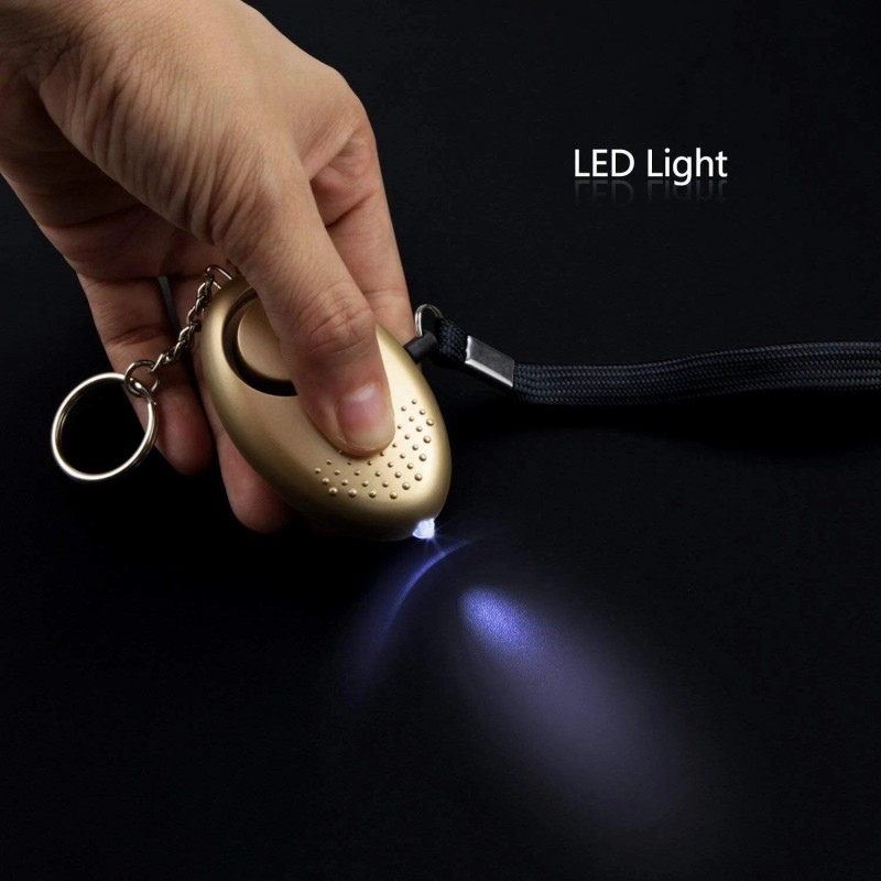 Kosin Personal Alarm 140Db Loud Safety Keychain With Led Light