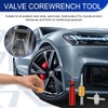 HQRNYP 3PCS Tire Valve Stem Removal Tool, Valve Core Removal