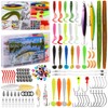 WIURGOHA 111PCS Fishing Lures Kit with Tackle Box for Bass
