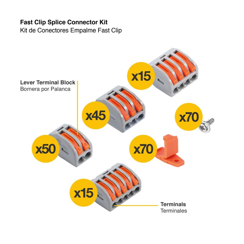 DEMASLED 265 Pcs Compact Electric Wire Connectors with 2, 3,