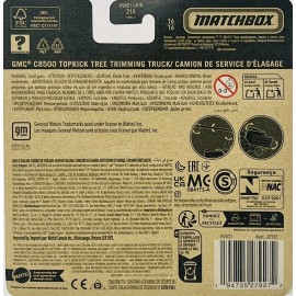 Matchbox Working Rigs GMC C8500 Topkick Tree Trimming Truck White