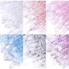noved 600 Microbrush Glitter Extensiones De Pestañas 2.5mm 2mm 1.5