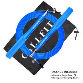 Speed Jump Rope - 360° Dual Bearing, Adjustable, Aluminum Handle for Fitness Training, double unders, Boxing Sports Exercises, for Kids and Adults