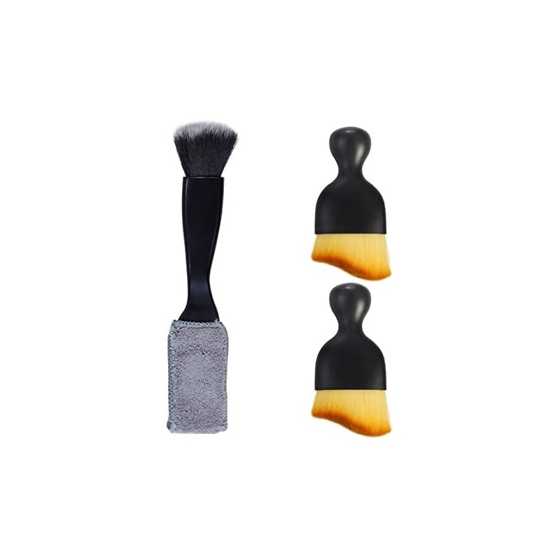 3 PCS Cepillo de Polvo para Detalles del Interior del