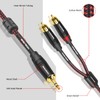 TIMEYES 3.5 to RCA Y-Cable - Male 3.5 mm to