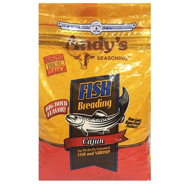 Andy's Seasoning Fish Breading Cajun 5 Lbs