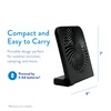 Treva 5-Inch USB and Battery Powered Desk Fan With Two