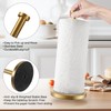 Paper Towel Holder Countertop, Gold Paper Towel Roll Holder for