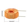 sourcing map 10 Pieces Horizontal Toroid Magnetic Monolayer Wire Inductor