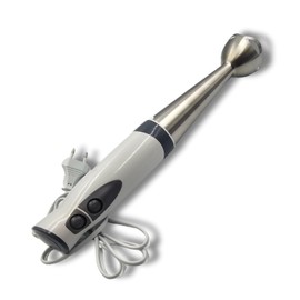 3 PAGEN® Stainless Steel Hand Blender, Electric Purée Stick with Splash Guard, 2 Speed Levels, Removable Mixing Base, Ergonomic Handle, Easy Cleaning, L 27.5 cm, Diameter 6.5 cm