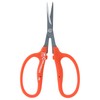 Chikamasa B-500SRF Curved Scissors with Fluorine Coating, Orange