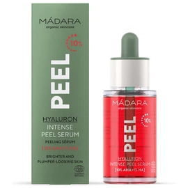 MÁDARA Organic Skin Care Hyaluronic Intense Peel - Intensive AHA Exfoliation, 30 ml - Smoothes and Hydrates for Radiant Skin, Vegan
