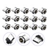 TEHAUX 15Pcs USB C Magnetic Connector Head Rotating Adapter Tip