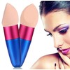 Glamza Powder Puff MakeUp Blender Brush With Handle Face Concealer Blending Sponge