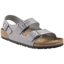 Birkenstock Men's Milano Sandal, Vintage Stone Coin Leather, Size 42 EU (9-9.5 M US Men/11-11.5 M US Women)