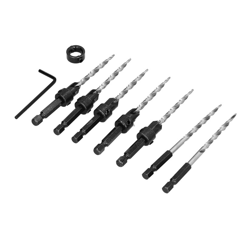 Juego de Brocas Avellanadoras para Madera Juego de Brocas Avellanadoras