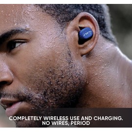 Sol Republic New Sol Republic Amps Air 2.0 Waterproof Wireless IPX4  Bluetooth Earbuds, blue