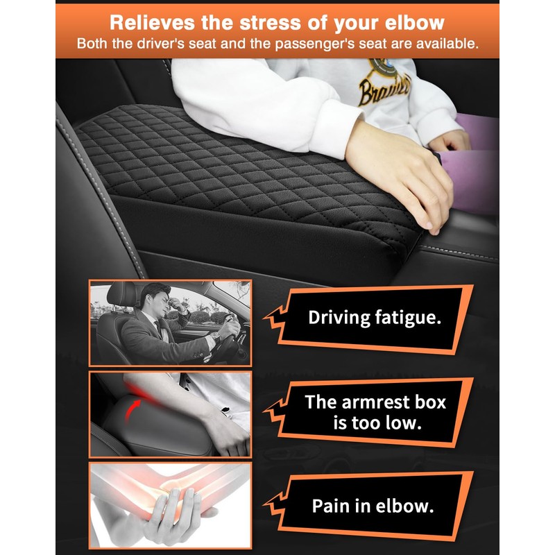 Shademax Custom for 2025 Murano Center Console Cover Armrest Cover