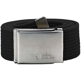 Fjällräven Men's Canvas Belt, Black, One Size