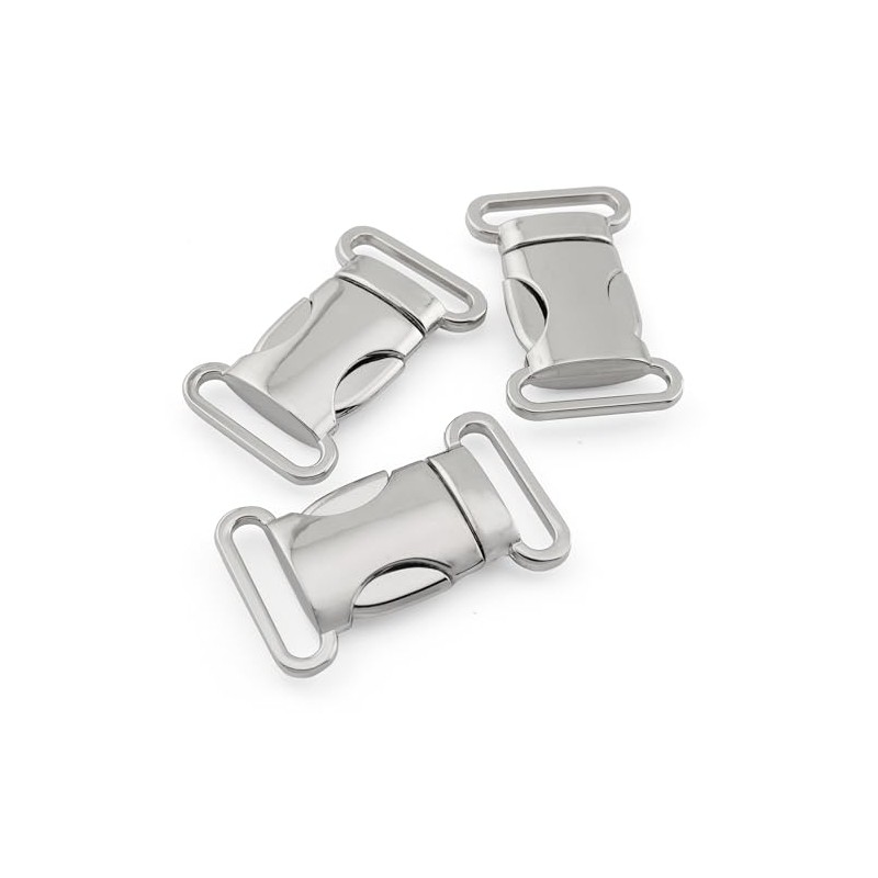 Ganzoo Set of 3 3/4 Inch Snap Fastener / Click