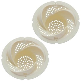 Ag + Unlock Hair Stopper for Bath and Drains, Set of 2, Antibacterial, Easy to Install, Easy to Clean