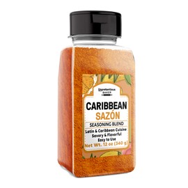 Unpretentious Caribbean Sazón, 12 oz, Flavorful & Savory, Latin Cuisine, Seasoning Blend