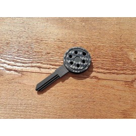 Only944.com VW Key Blank X9 - Real Carbon Fiber (Fits: Eurovan, Fox, GLI, Golf, Jetta)