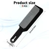 3 Pack Barber Combs - Blending, Fine Tooth Styling, Heat