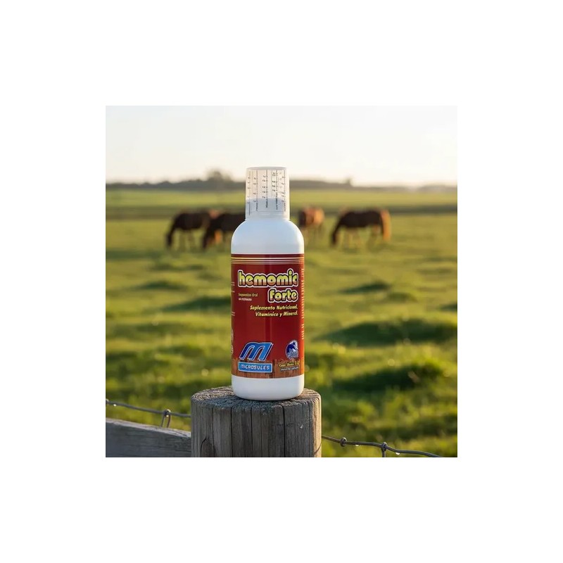 Hemomic Forte 1l Nutrición Equinos Animal Vitamina Mineral