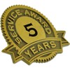 PinMart 5 Years of Service Award Lapel Pin