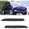 BXZ Front Headlight Headlamp Trim Black Driver Passenger Pair Fit For 2013 2014 2015 2016 Ford Escape