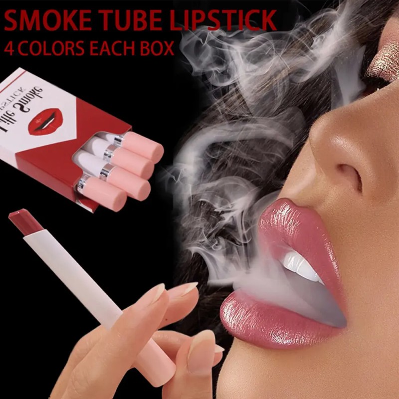 4 Colors 0.8g Matte Lipstick Set Long Lasting Velvet Finish
