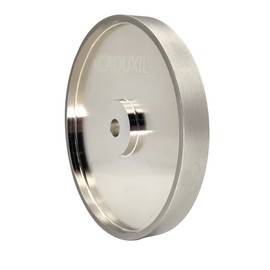 CAQUXIL CBN Grinding Wheel 8" Dia x 1" Wide, 5/8 inch Arbor, Sharpen High Speed Steel Cutting Tools, Diamond Grinding Wheel, 600 Grit
