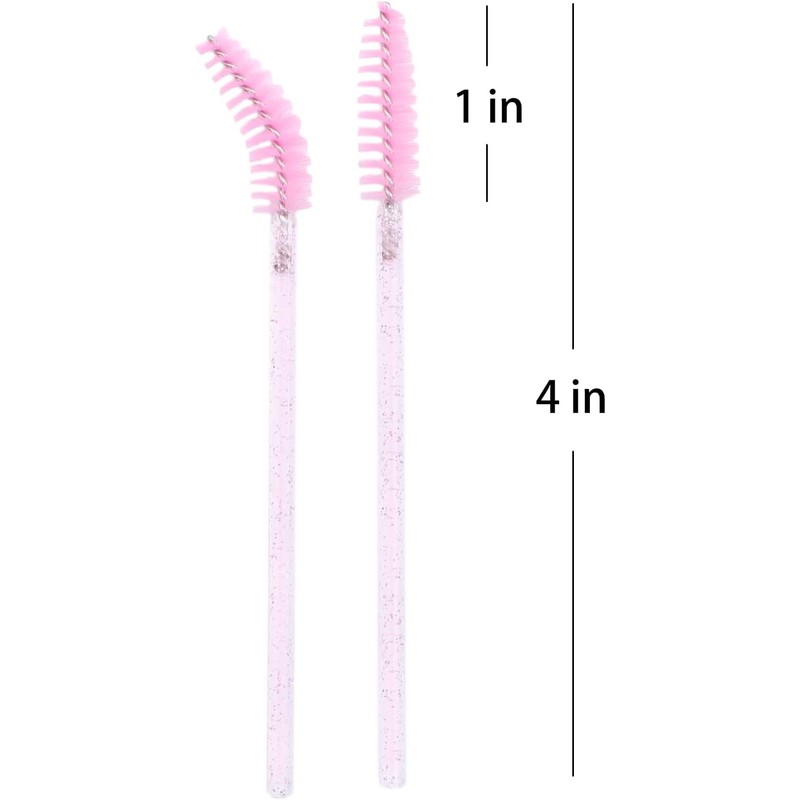 Varitas de pestañas desechables para pestañas, aplicadores de maquillaje, bobinas