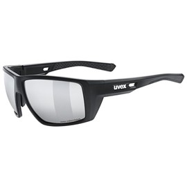 uvex Unisex MTN Venture CV Sunglasses, Matte Black, One Size, black matte