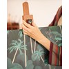 DJAR Medium Wooden H-Frame Art Easel with Storage Drawer, Walnut