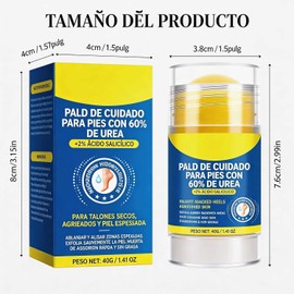 Crema Para Pies Hidratante y Antigrietas Con Urea Al 60%, Nuevo Hidratante y Alivia El Agrietamiento y Sequedad Crema para Pies, Repara e Hidrata Pies Secos y Agrietados Manos (1 Pieza)