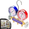 YMT 42001 Charging Manifold and Test, 2-Valve, A/C Manifold Gauge,